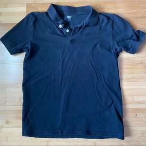 Old Navy Boys Black Polo Short Size XL (14-16)